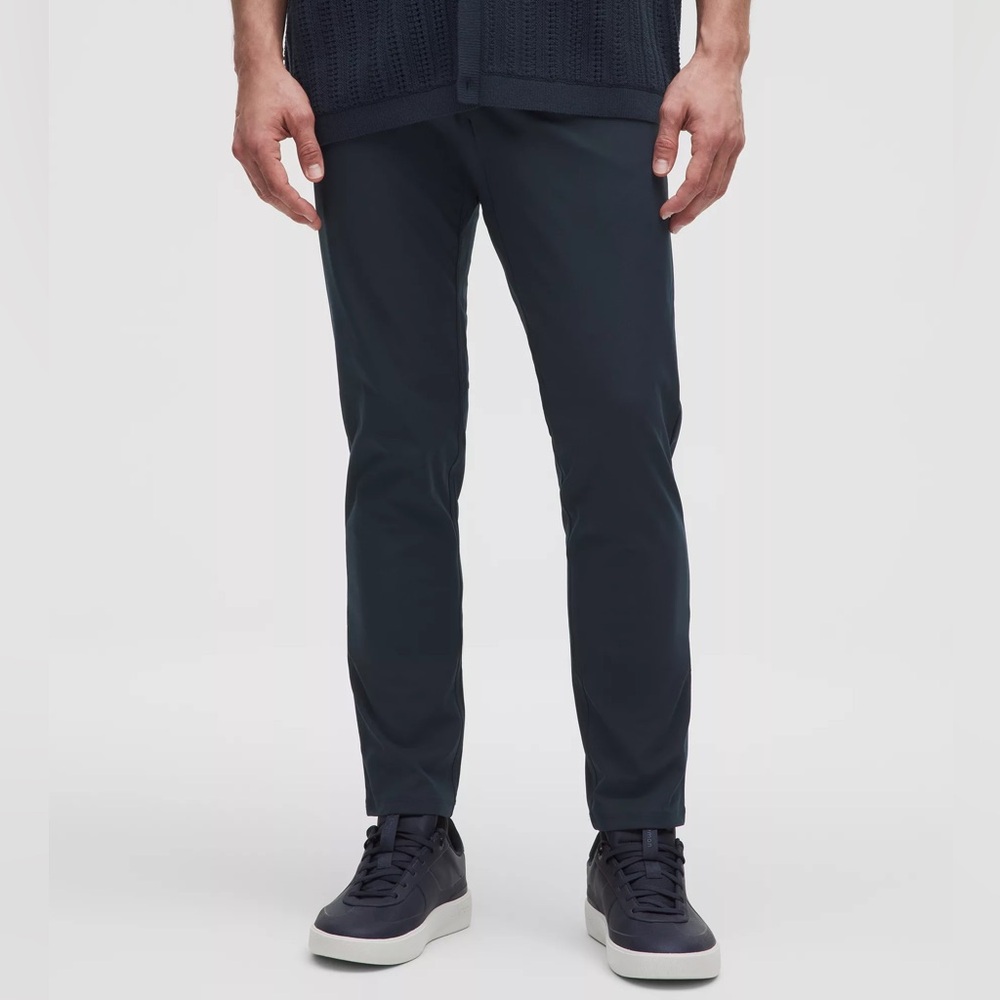Lululemon True Navy ABC Pant Slim Warpstreme 32” size 36